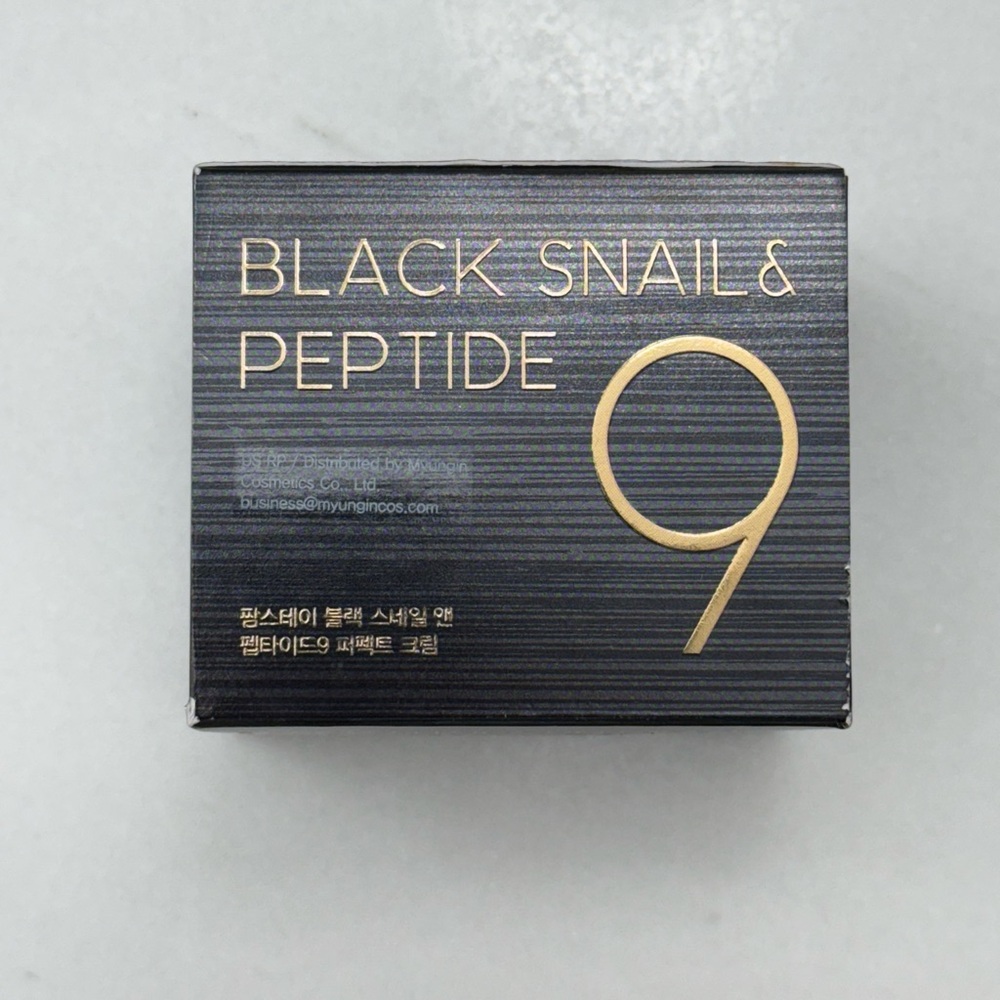 NiB! FarmStay Black Snail Mucin & Peptide 9 Perfect Cream Deep Moisturizing 55ml